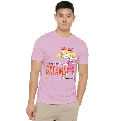 Pink - Back - Hey Arnold! Unisex Adult In Your Dreams Helga T-Shirt