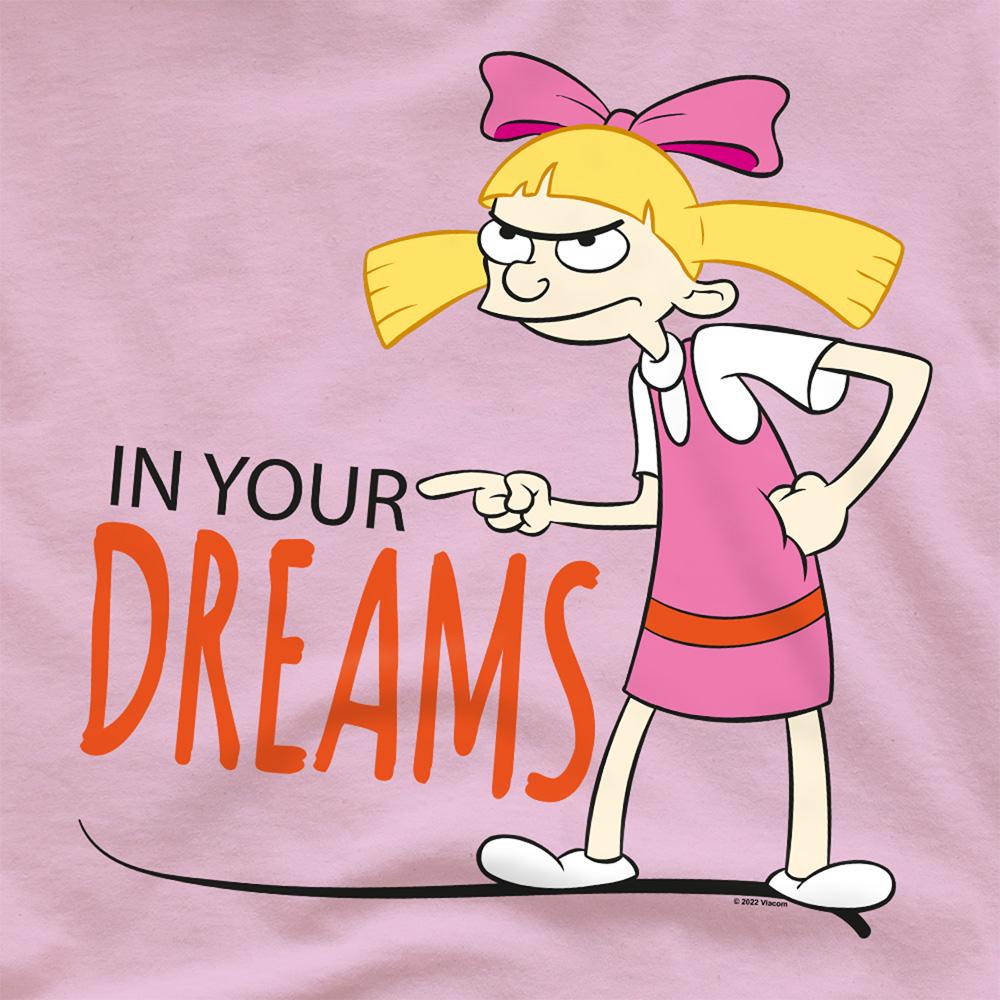 Pink - Side - Hey Arnold! Unisex Adult In Your Dreams Helga T-Shirt