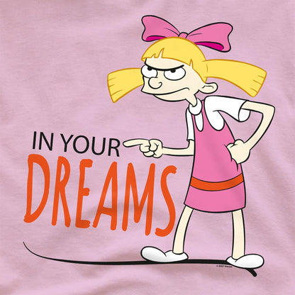 Pink - Side - Hey Arnold! Unisex Adult In Your Dreams Helga T-Shirt