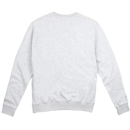 Sports Grey - Back - Cotton Soul Womens-Ladies Plain Crew Neck Sweatshirt