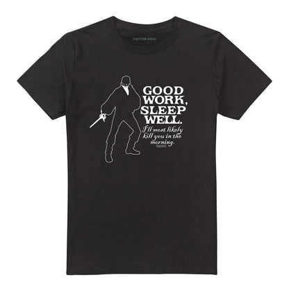 Black - Front - The Princess Bride Unisex Adult Good Work T-Shirt