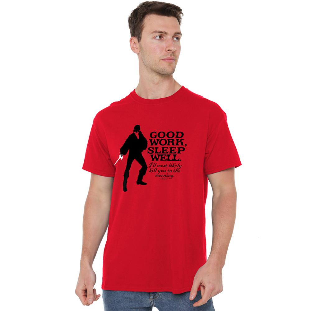 Red - Back - The Princess Bride Unisex Adult Good Work T-Shirt