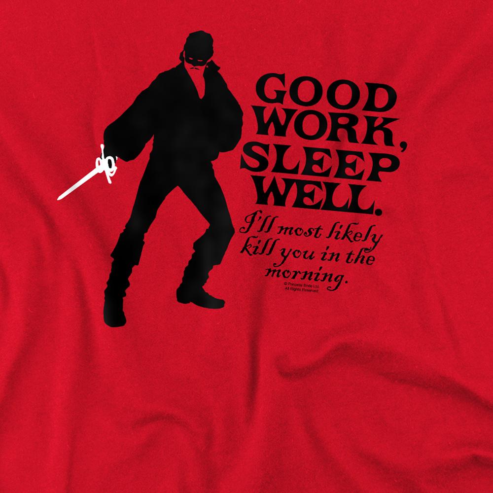 Red - Side - The Princess Bride Unisex Adult Good Work T-Shirt