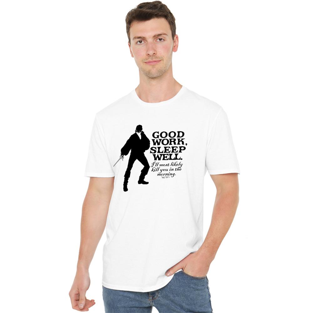 White - Back - The Princess Bride Unisex Adult Good Work T-Shirt