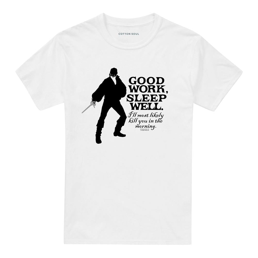 White - Front - The Princess Bride Unisex Adult Good Work T-Shirt