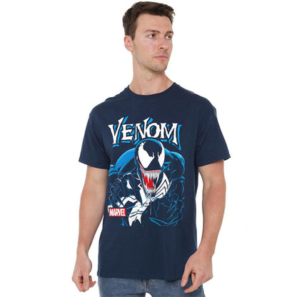 Navy - Back - Venom Unisex Adult Antihero T-Shirt