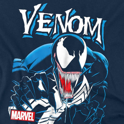 Navy - Side - Venom Unisex Adult Antihero T-Shirt