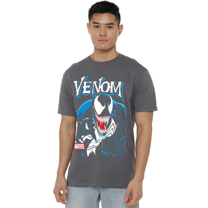 Charcoal - Back - Venom Unisex Adult Antihero T-Shirt