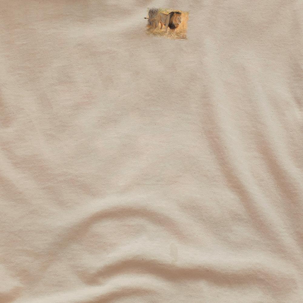 Sand - Side - Wildlife Unisex Adult Shumba In The Grass T-Shirt