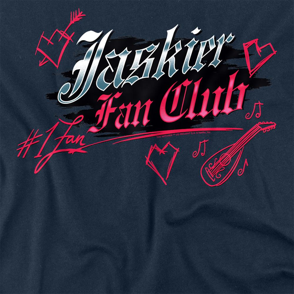 Navy - Back - The Witcher Unisex Adult Jaskier Fan Club Jaskier Long-Sleeved T-Shirt