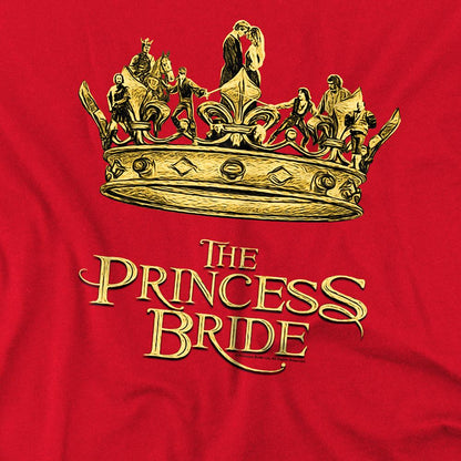 Red - Side - The Princess Bride Unisex Adult Crown T-Shirt