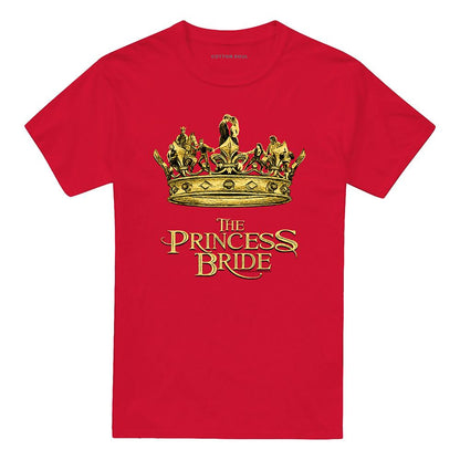 Red - Front - The Princess Bride Unisex Adult Crown T-Shirt