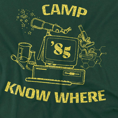Hunter Green - Side - Stranger Things Mens Camp Know Where 1989 T-Shirt