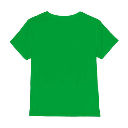 Kelly Green - Back - Stranger Things Childrens-Kids Hawkins No 8 T-Shirt