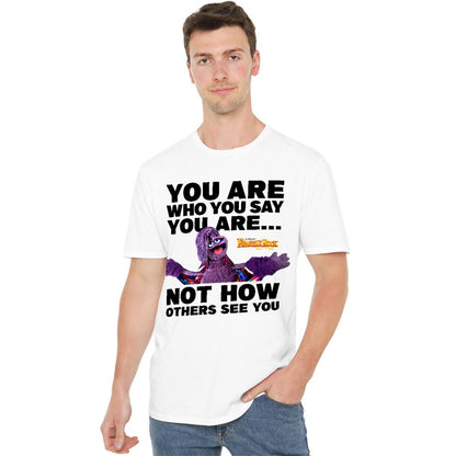 White - Back - Fraggle Rock Unisex Adult Great Glitterini Pride You Are T-Shirt