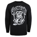Black - Front - Gas Monkey Garage Mens Logo Long-Sleeved T-Shirt
