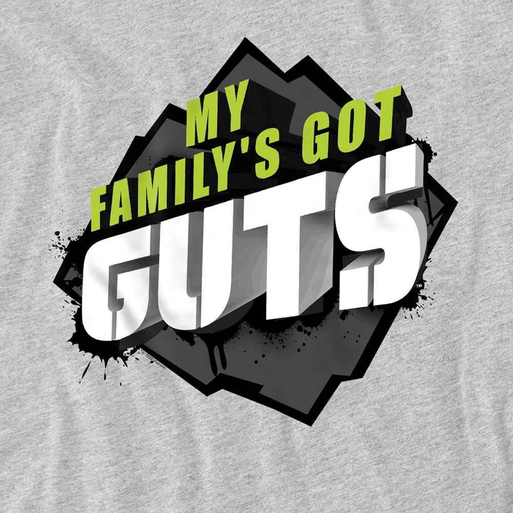 Athletic Heather - Side - My Familys Got Guts Unisex Adult For Light Logo T-Shirt