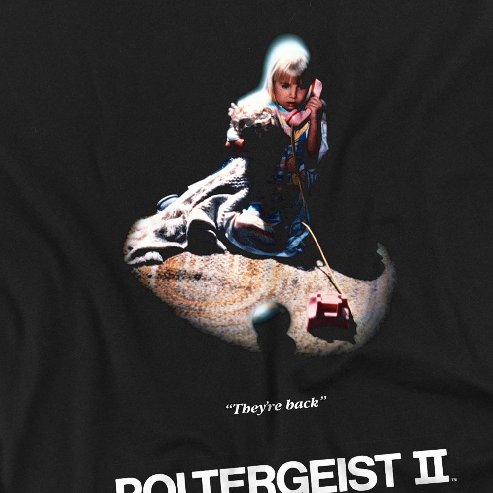 Black - Side - Poltergeist Unisex Adult Poster Long-Sleeved T-Shirt