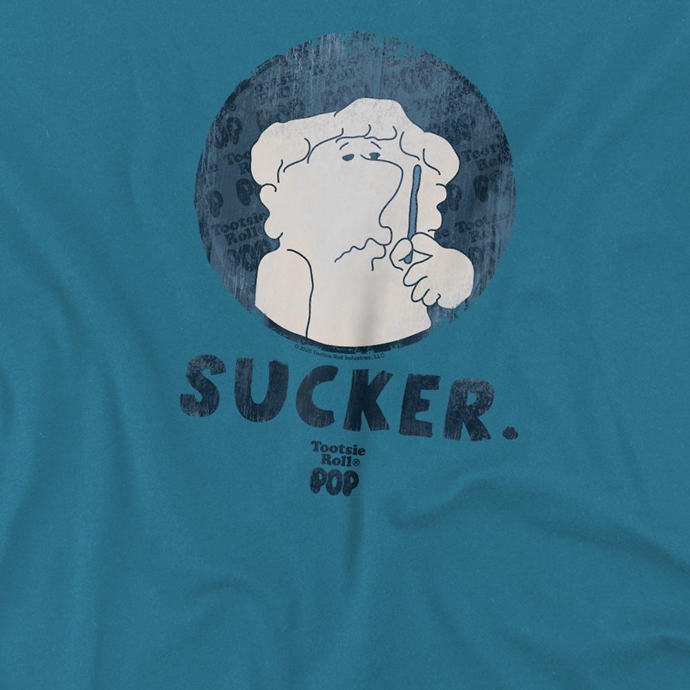 Slate - Side - Tootsie Roll Unisex Adult Sucker T-Shirt