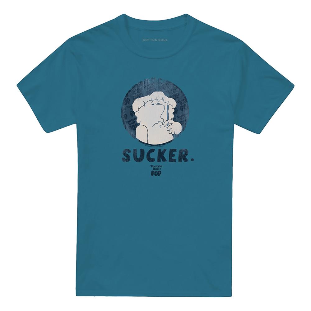 Slate - Front - Tootsie Roll Unisex Adult Sucker T-Shirt