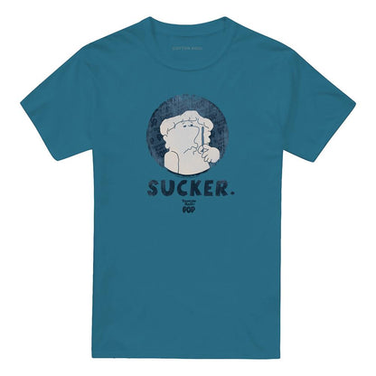Slate - Front - Tootsie Roll Unisex Adult Sucker T-Shirt