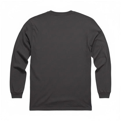 Charcoal - Back - Wild Wings Unisex Adult Painted Horses Long-Sleeved T-Shirt