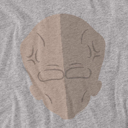 Athletic Heather - Back - Star Trek Unisex Adult The Talosian T-Shirt