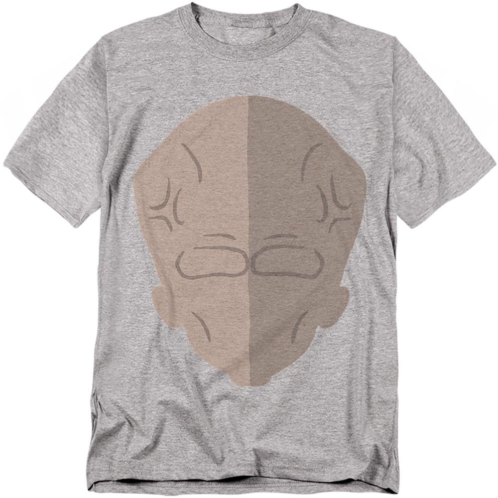 Athletic Heather - Front - Star Trek Unisex Adult The Talosian T-Shirt