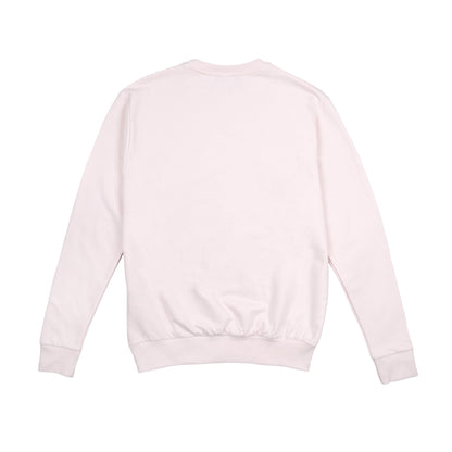 Pale Pink - Back - Barbie Womens-Ladies Pink Power Crew Neck Sweatshirt