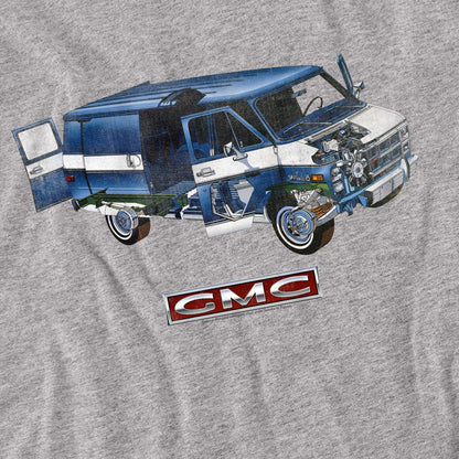 Athletic - Side - GMC Unisex Adult Van Long-Sleeved T-Shirt