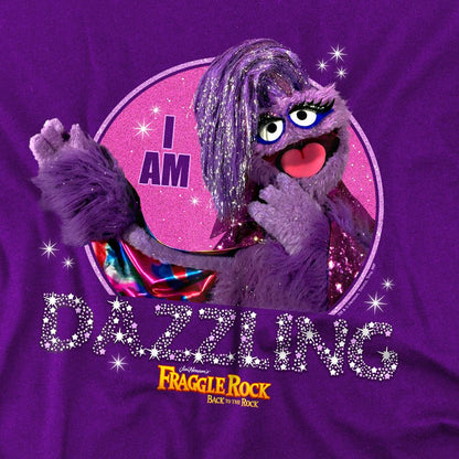 Purple - Side - Fraggle Rock Unisex Adult I Am Dazzling Great Glitterini Pride T-Shirt