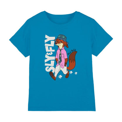Turquoise - Front - Zootopia 2 Childrens-Kids Sly And Fly Nick Wilde T-Shirt