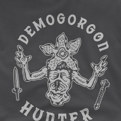 Charcoal - Side - Stranger Things Childrens-Kids Demogorgon Hunter T-Shirt