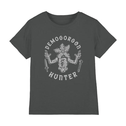 Charcoal - Front - Stranger Things Childrens-Kids Demogorgon Hunter T-Shirt