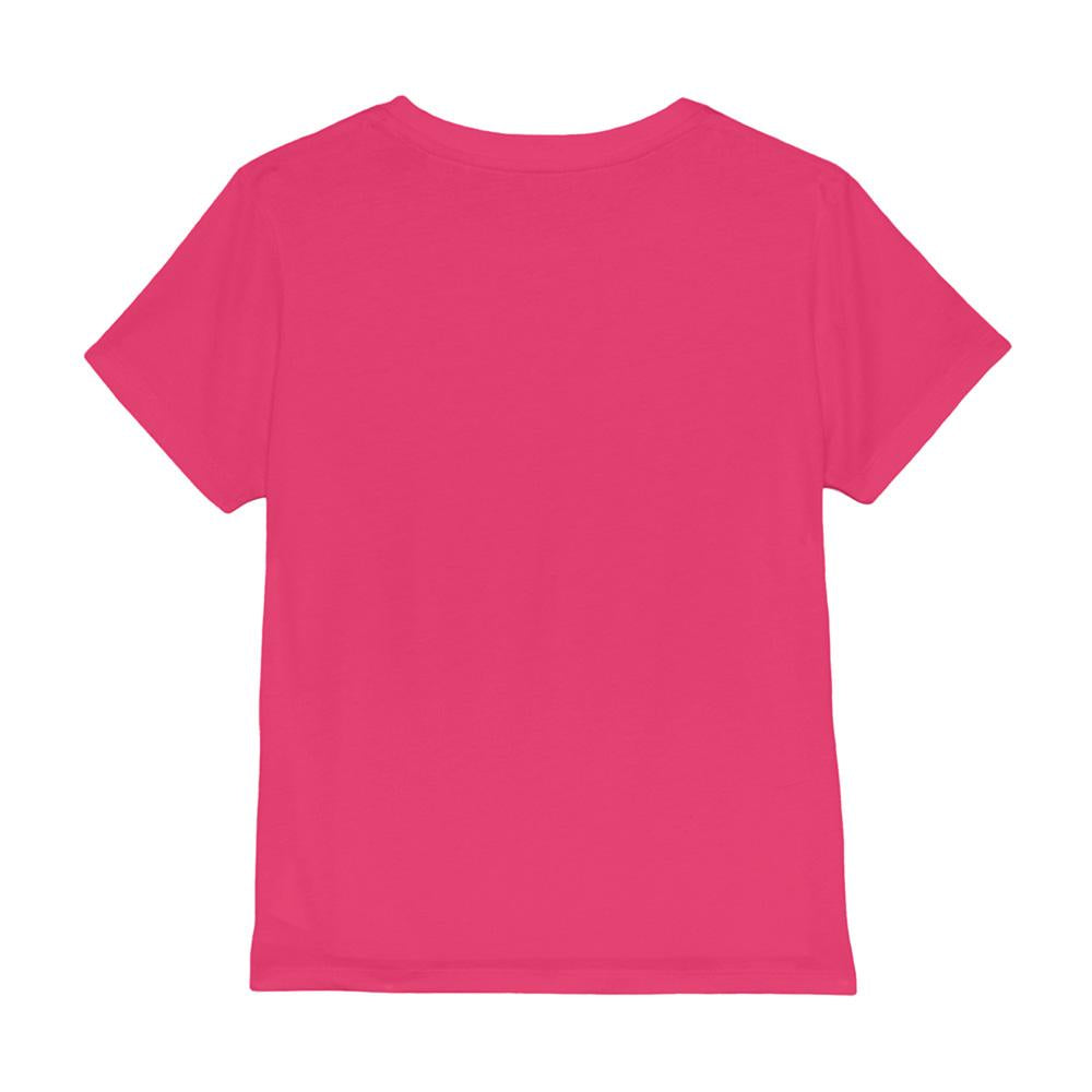 Fuchsia - Back - Spidey And His Amazing Friends Childrens-Kids Dad Hero Spider Gwen T-Shirt