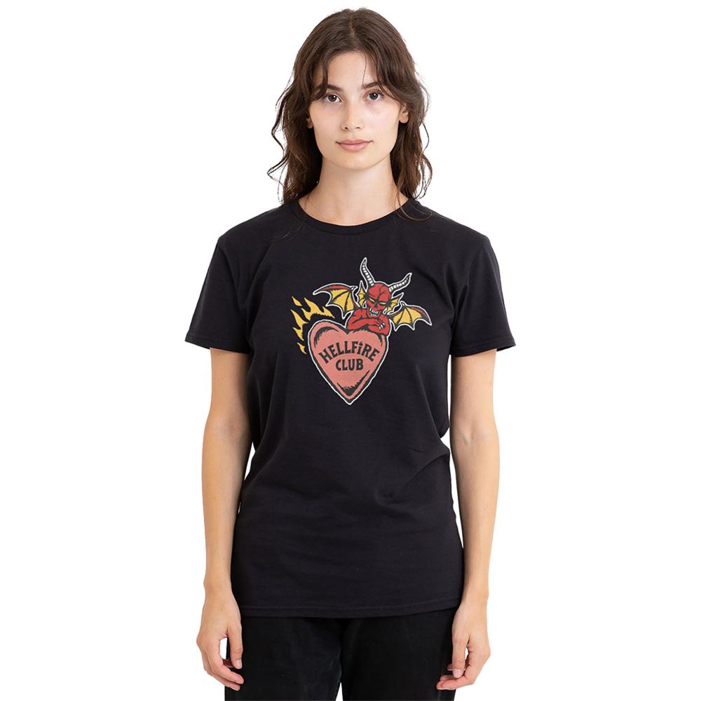 Bestel Palladium T-shirts met korte mouwen Hell Fire Tee - Stranger Things W dames zwart | België Bestel Palladium T-shirts met korte mouwen Hell Fire Tee - Stranger Things W dames zwart | België