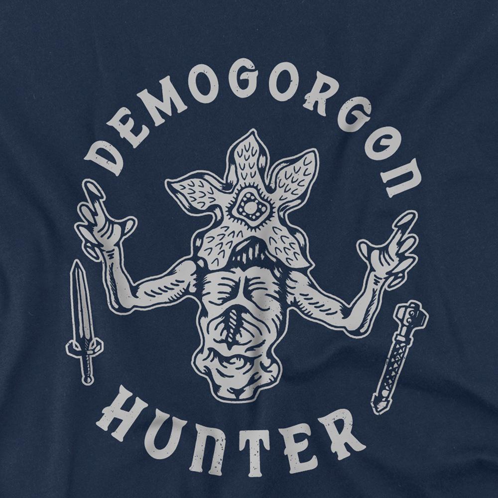 Navy - Back - Stranger Things Childrens-Kids Demogorgon Hunter Sweatshirt