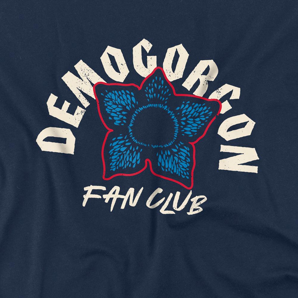 Navy - Back - Stranger Things Childrens-Kids Demogorgon Fan Club Sweatshirt