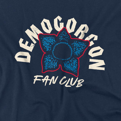 Navy - Back - Stranger Things Childrens-Kids Demogorgon Fan Club Sweatshirt