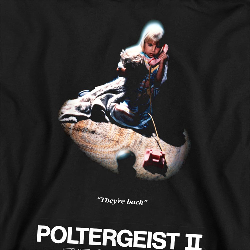 Black - Side - Poltergeist Unisex Adult Poster Sweatshirt