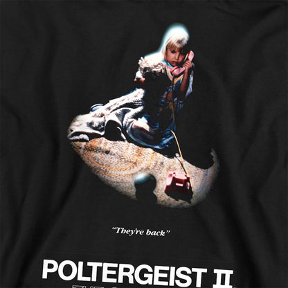 Black - Side - Poltergeist Unisex Adult Poster Sweatshirt