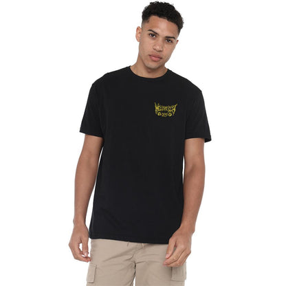Black - Lifestyle - Stranger Things Unisex Adult Hellfire Outline Back Print T-Shirt