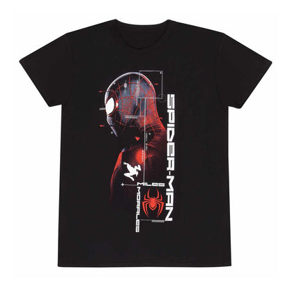 Black - Front - Spider-Man: Miles Morales Mens T-Shirt