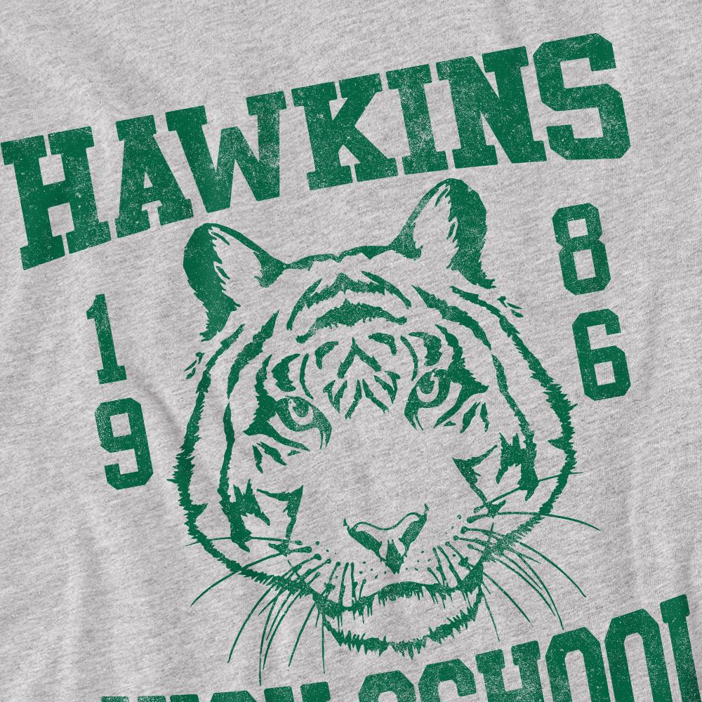Sport Heather - Side - Stranger Things Mens Hawkins High School 1986 T-Shirt
