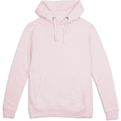 Pale Pink - Front - Cotton Soul Womens-Ladies Plain Hoodie