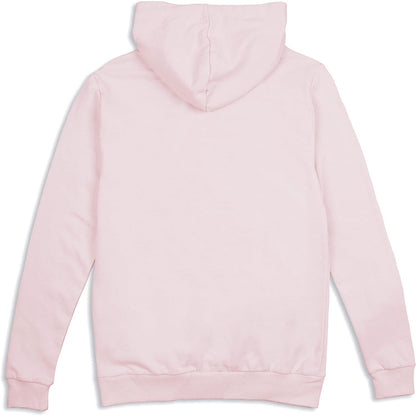 Pale Pink - Back - Cotton Soul Womens-Ladies Plain Hoodie