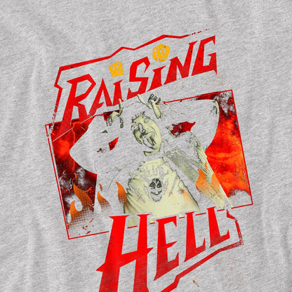 Athletic Heather - Side - Stranger Things Childrens-Kids Raising Hell Eddie Munson Sweatshirt