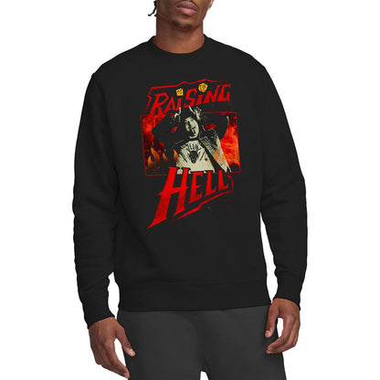 Black - Lifestyle - Stranger Things Unisex Adult Raising Hell Eddie Munson Sweatshirt