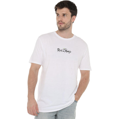 White - Side - Rick And Morty Mens T-Shirt