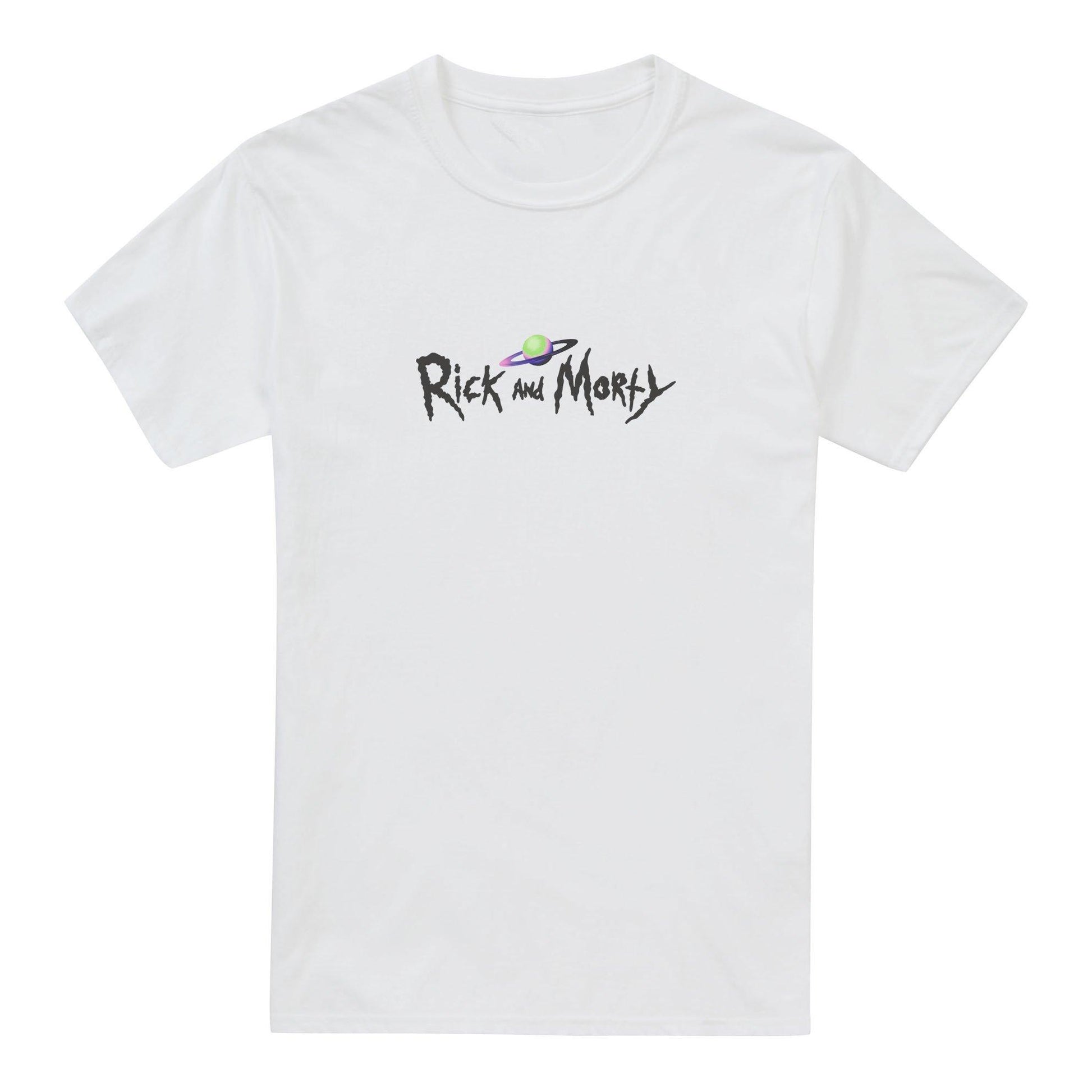 White - Front - Rick And Morty Mens T-Shirt